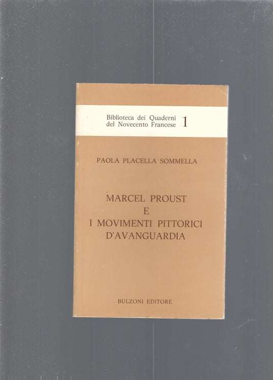 Marcel Proust e i movimenti pittorici d'avanguardia - copertina