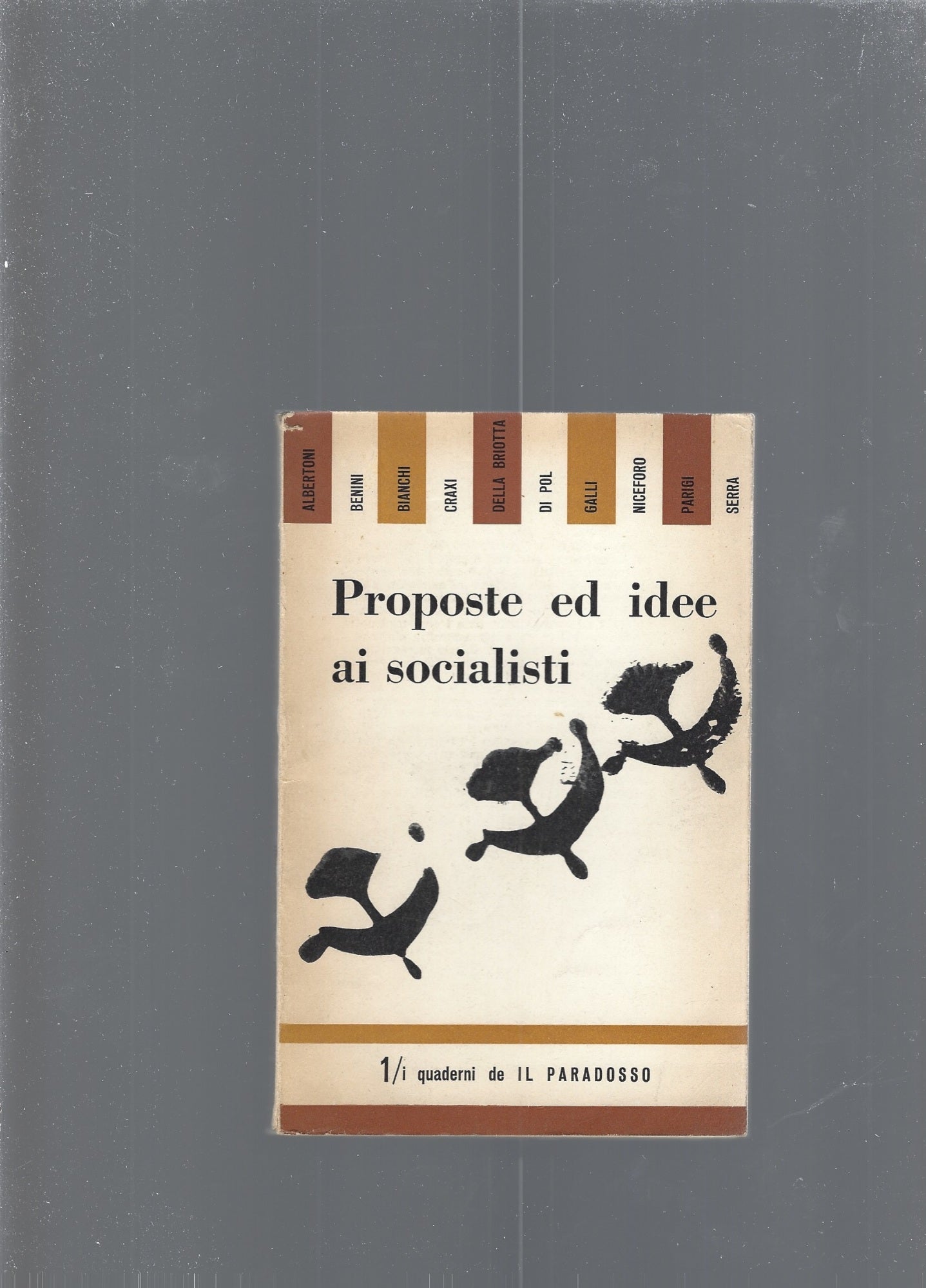 Proposte ed idee ai socialisti - copertina