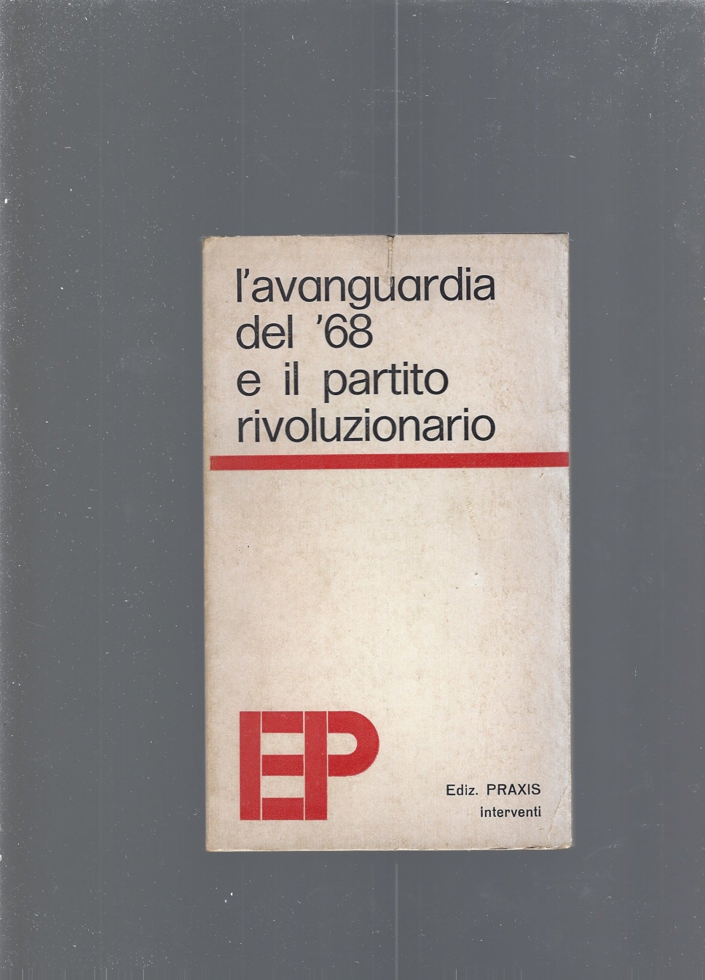 L'avanguardia del '68 e il partito rivoluzionario - copertina