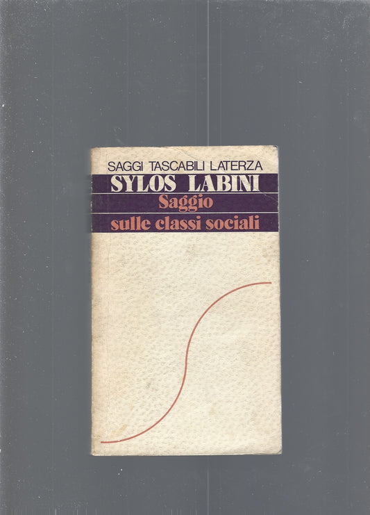 Saggio sulle classi sociali - copertina