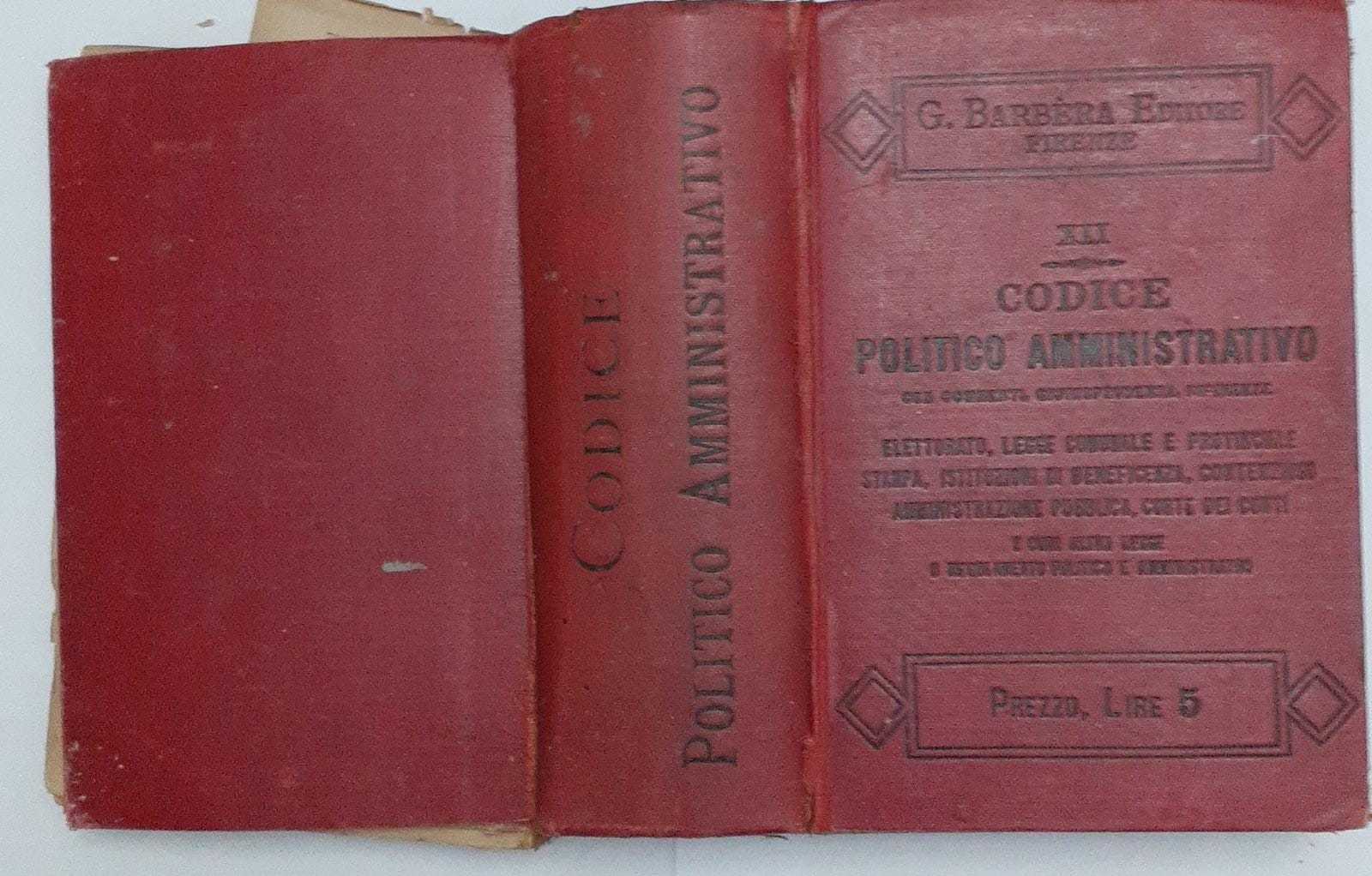 Codice politico amministrativo con commenti, giurisprudenza,riferenze - copertina