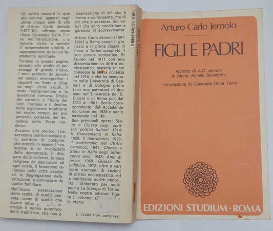 Figli e padri - copertina