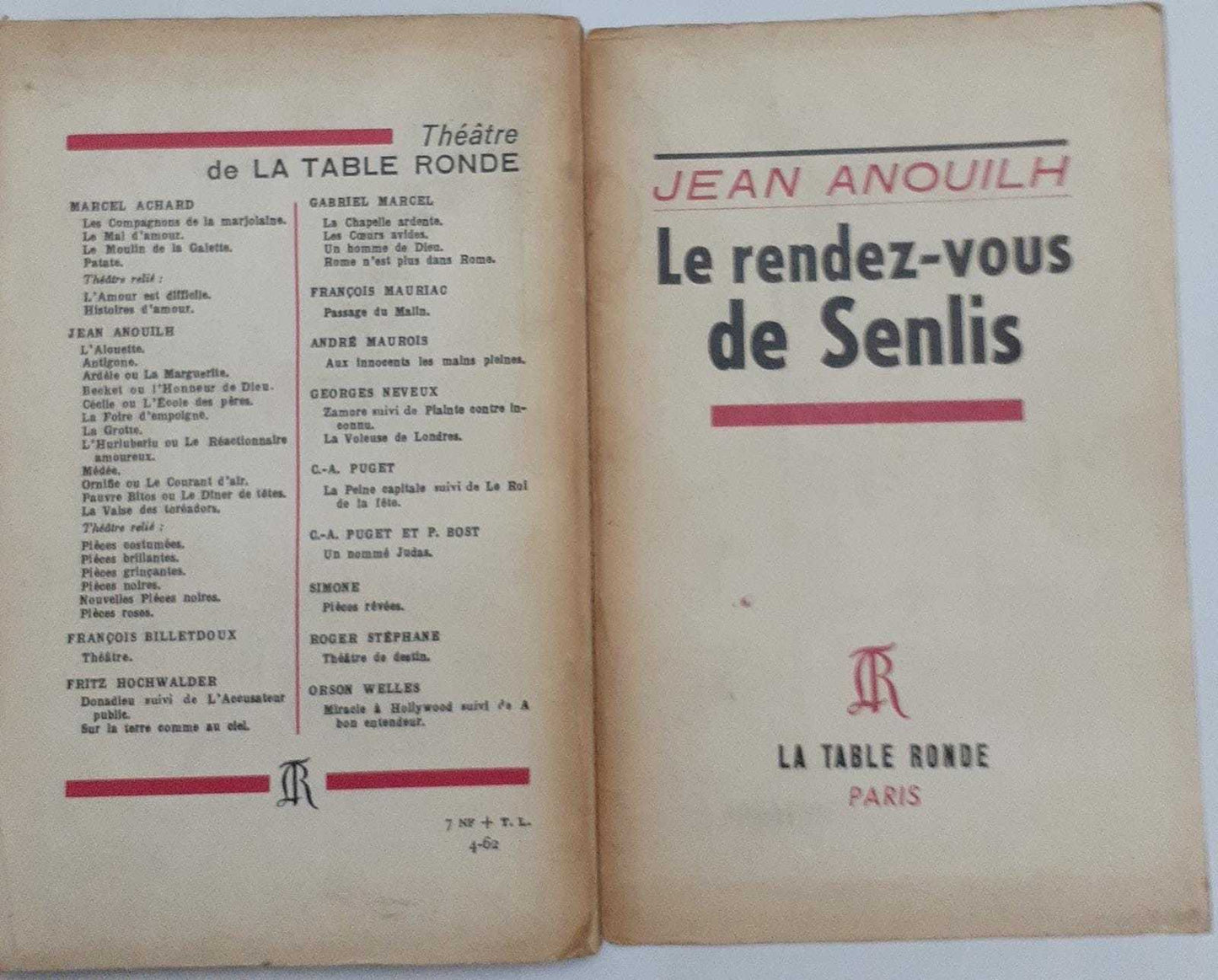 Le rendez-vous de Senlis - copertina