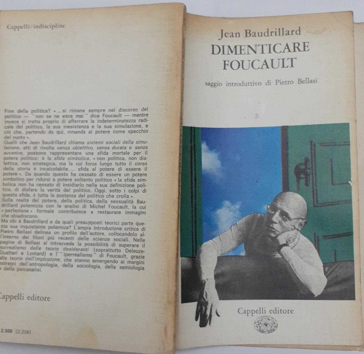 Dimenticare foucault - copertina
