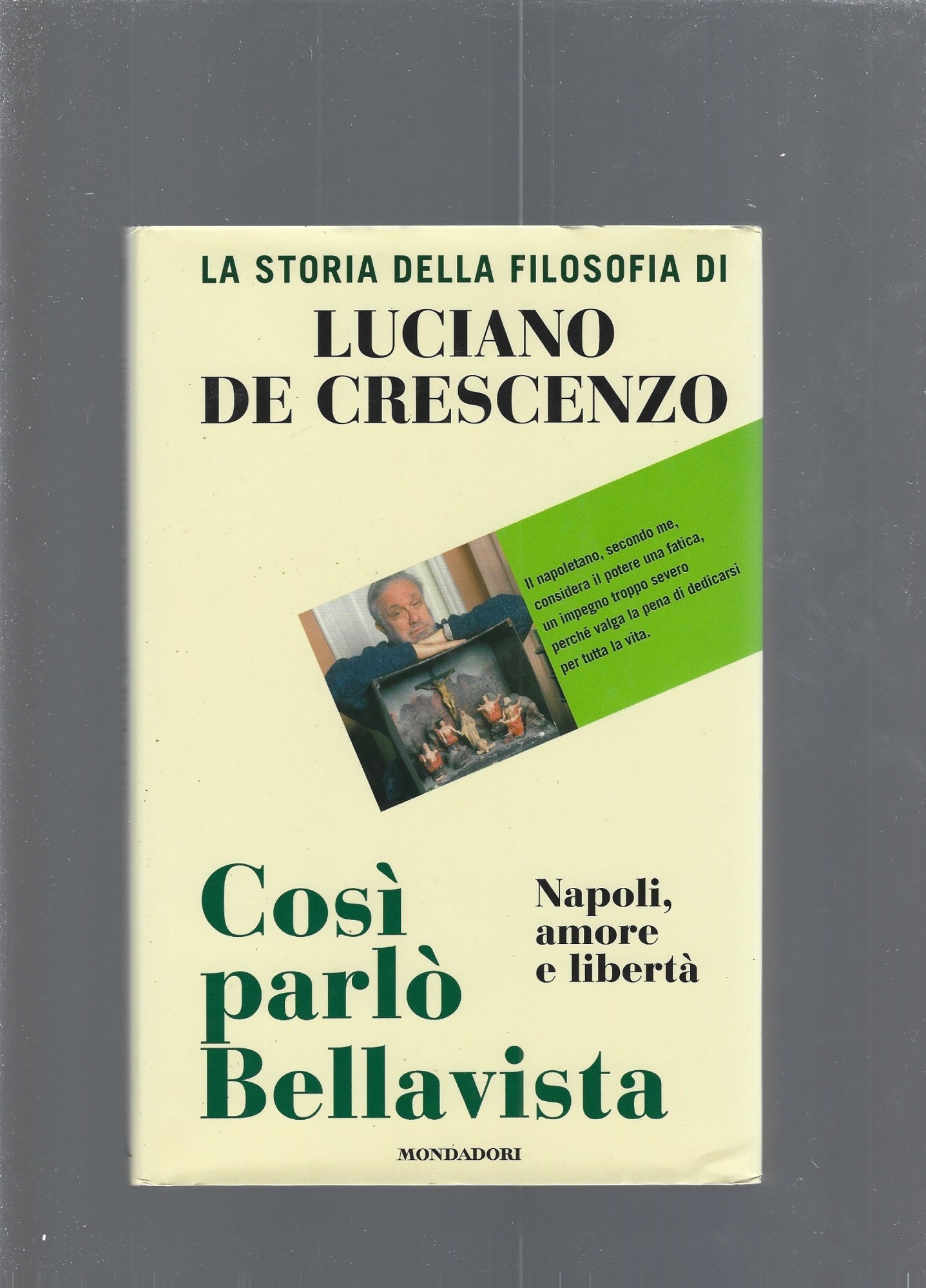 STORIA DELLA FILOSOFIA -COSI' PARLO' BELLAVISTA - copertina
