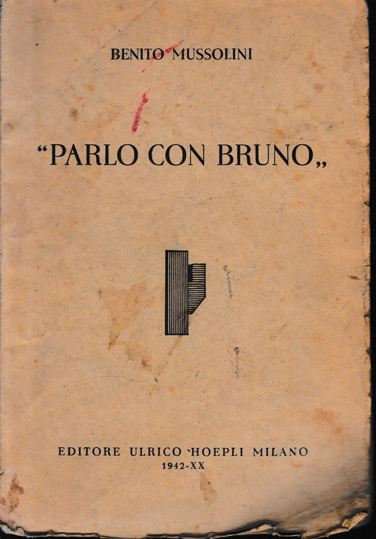 Parlo con Bruno - copertina