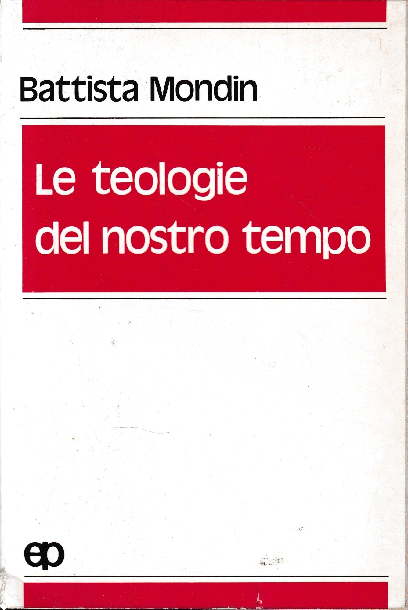 Le teologie del nostro tempo - copertina