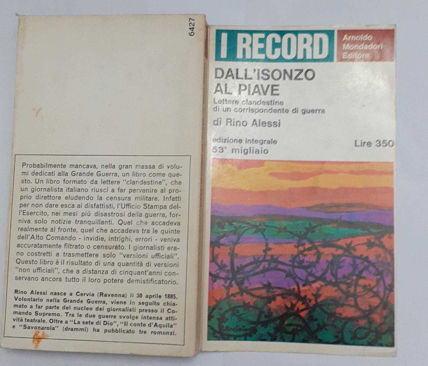 Dall'Isonzo al Piave. Lettere clandestine di un corrispondente di guerra - copertina