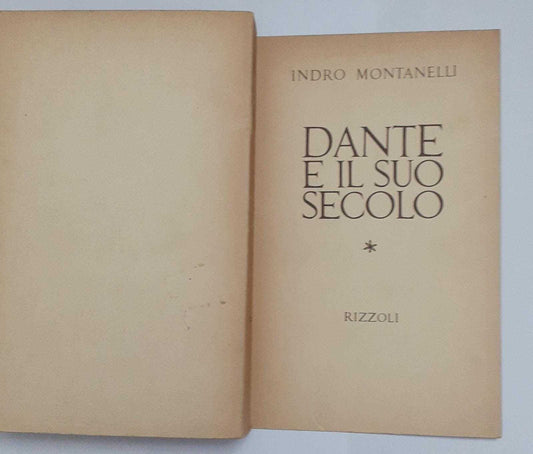 Dante e il suo secolo - copertina