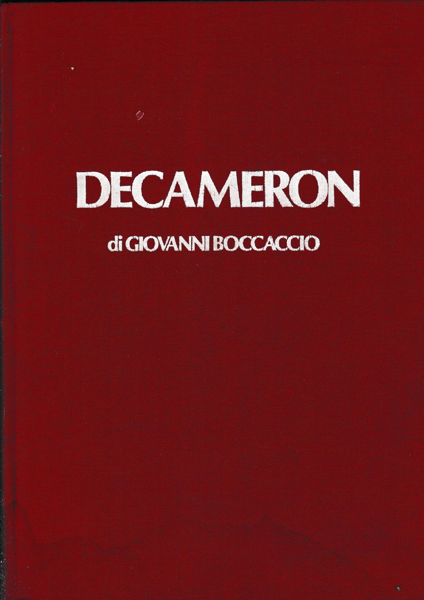 Decameron, tre volumi. - copertina