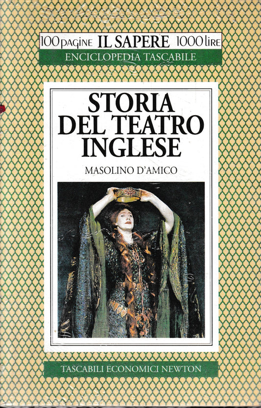 Storia Del Teatro Inglese - copertina