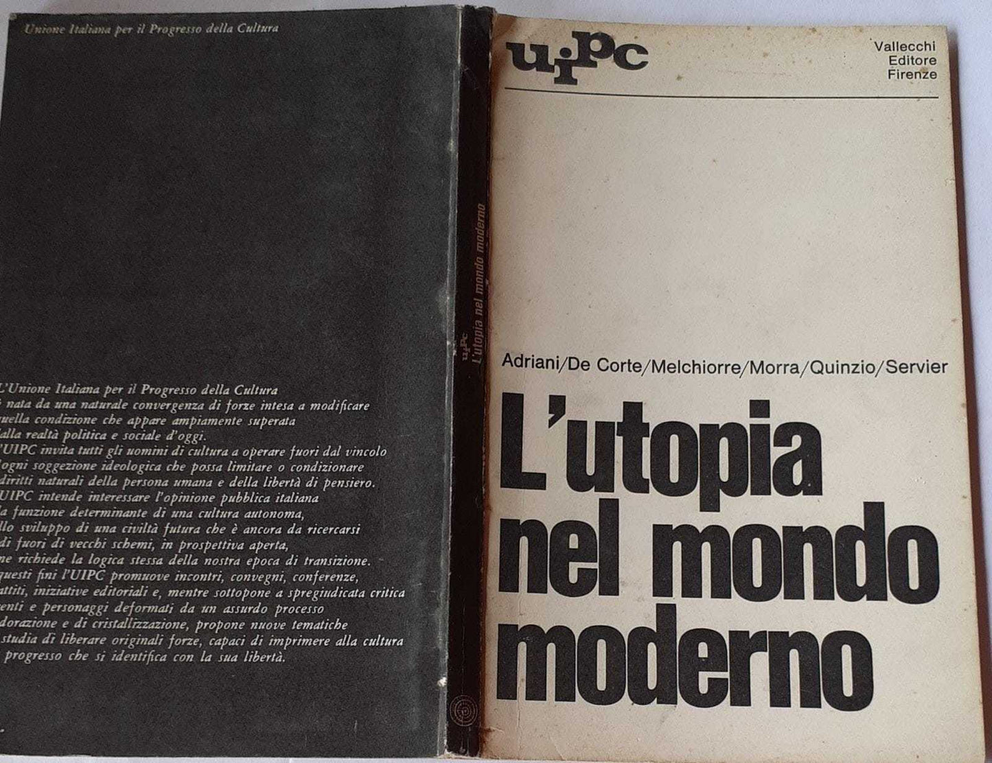L' utopia nel mondo moderno - copertina