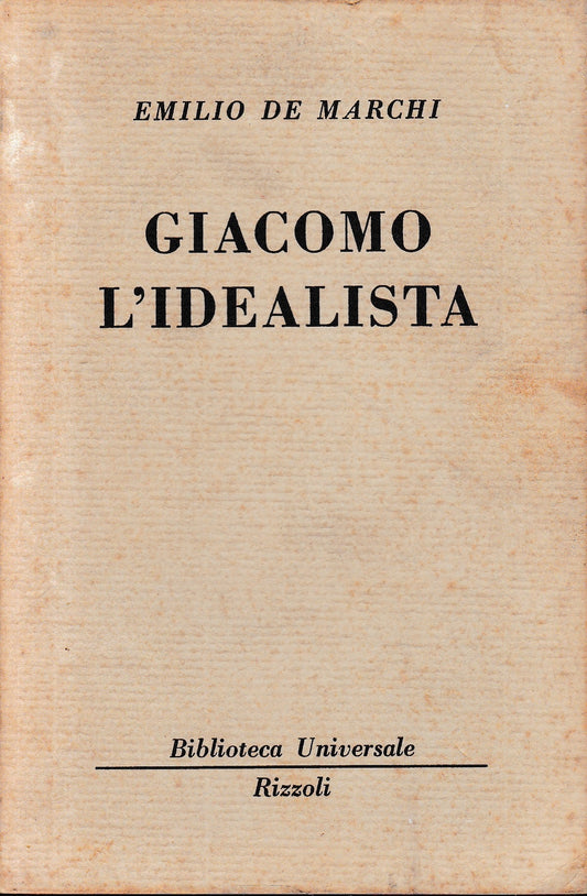 Giacomo l'idealista - copertina