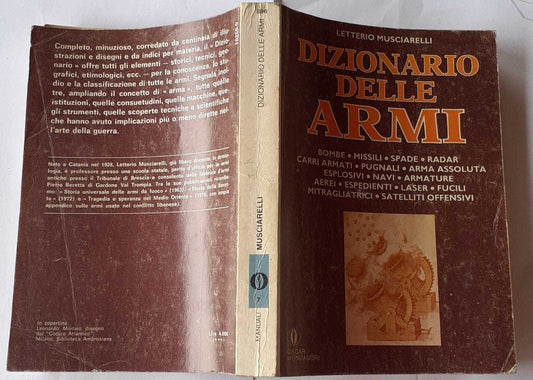Dizionario delle armi - copertina