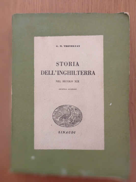 Storia dell'Inghilterra el secolo XIX - copertina