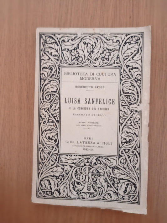 Luisa Sanfelice e la congiura dei Baccher - copertina