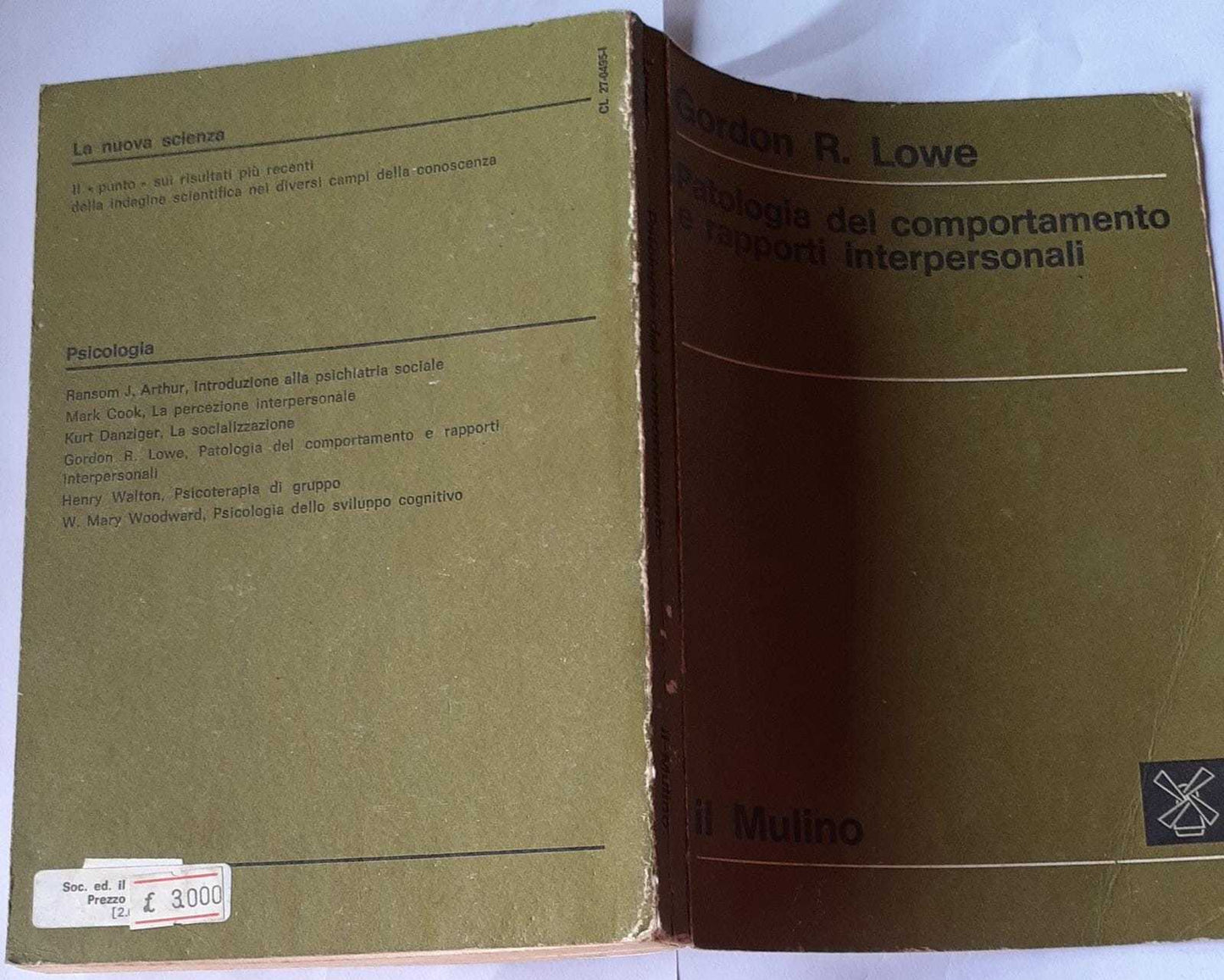 Patologia del comportamento e rapporti interpersonali - copertina