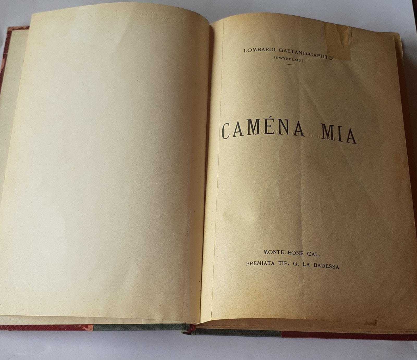 Camena mia - copertina