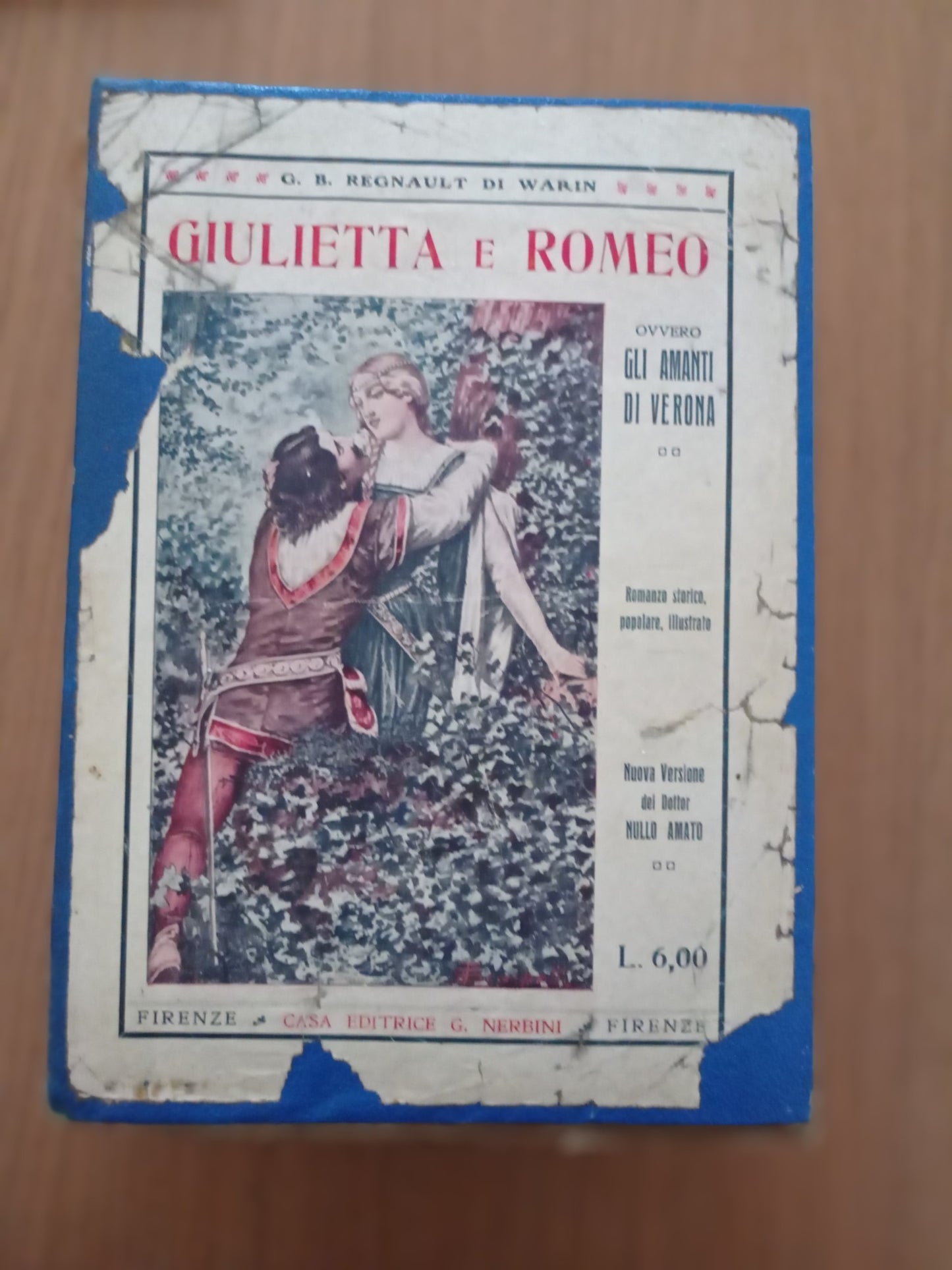 Giulietta e Romeo ovvero gli amanti di Verona - copertina
