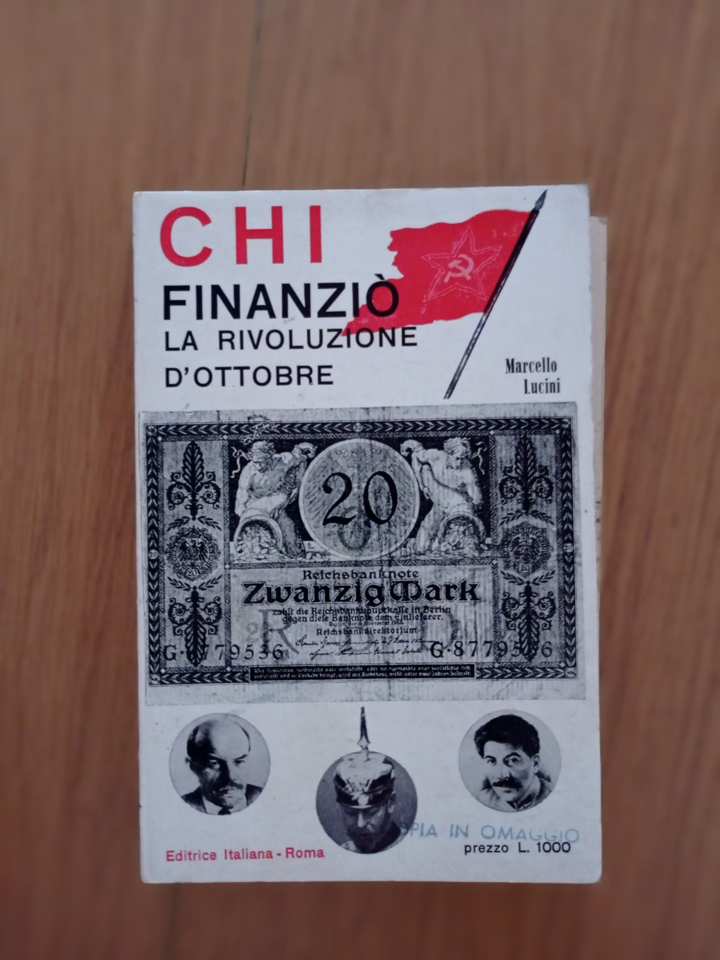 Chi finanziò la rivoluzione d'ottobre - copertina