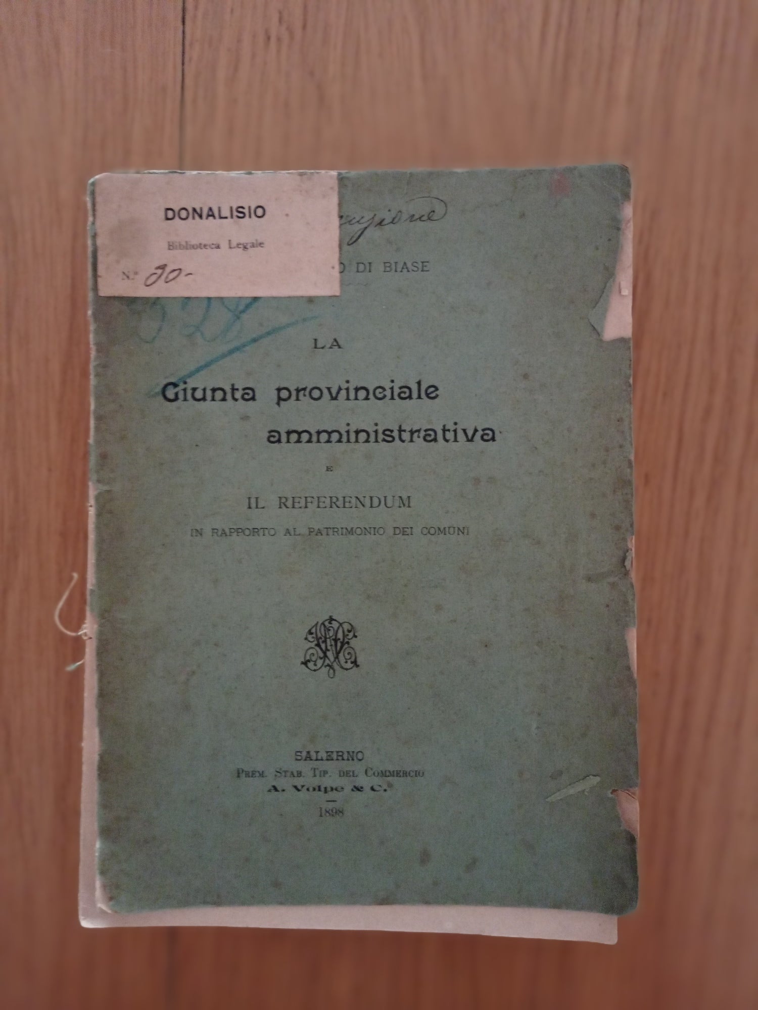 La giunta provinciale amministrativa: il referendum - copertina