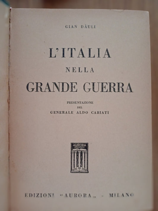 L' Italia nella Grande Guerra - copertina