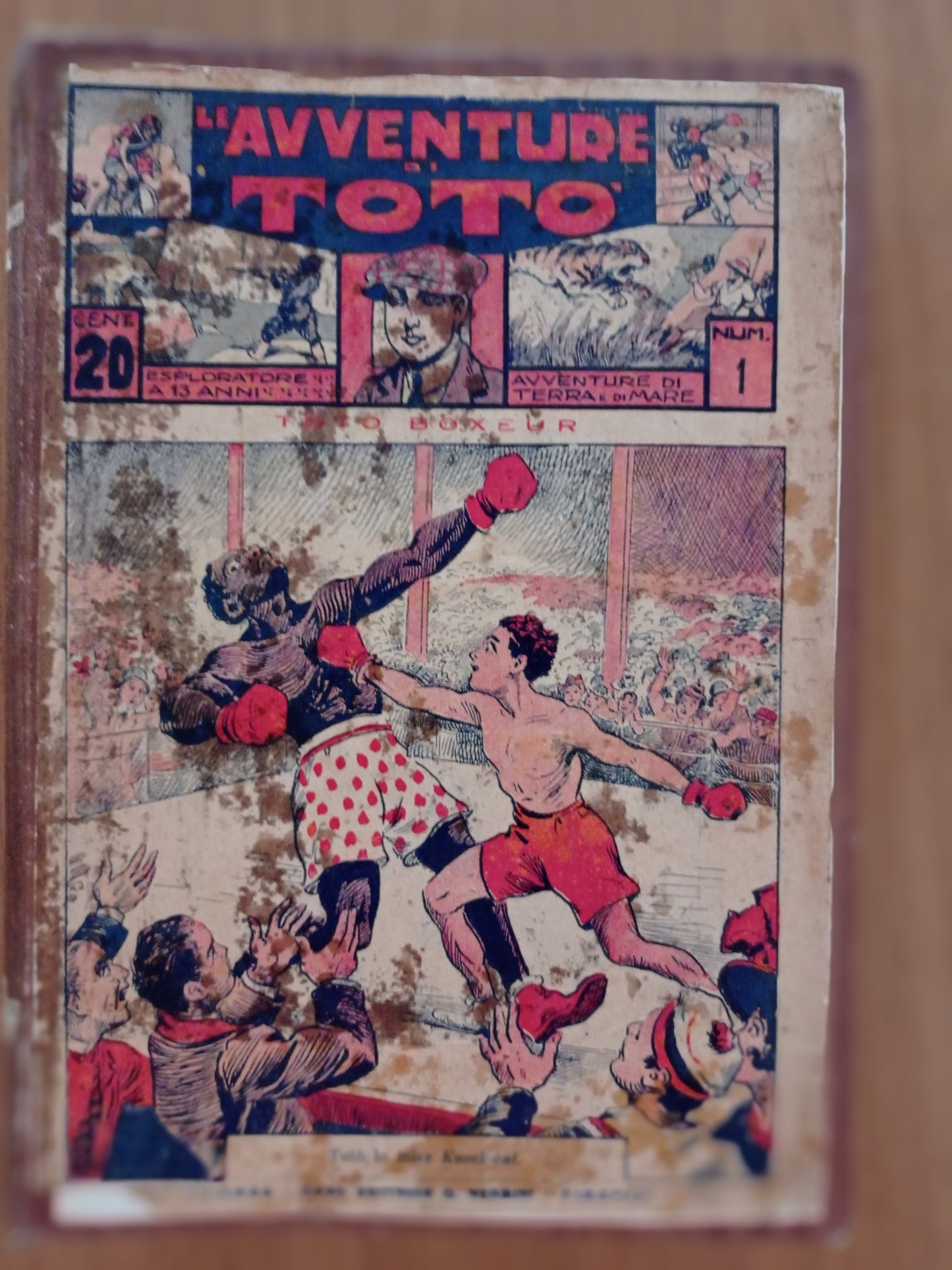 AVVENTURE TOTO' NUM.1 - copertina