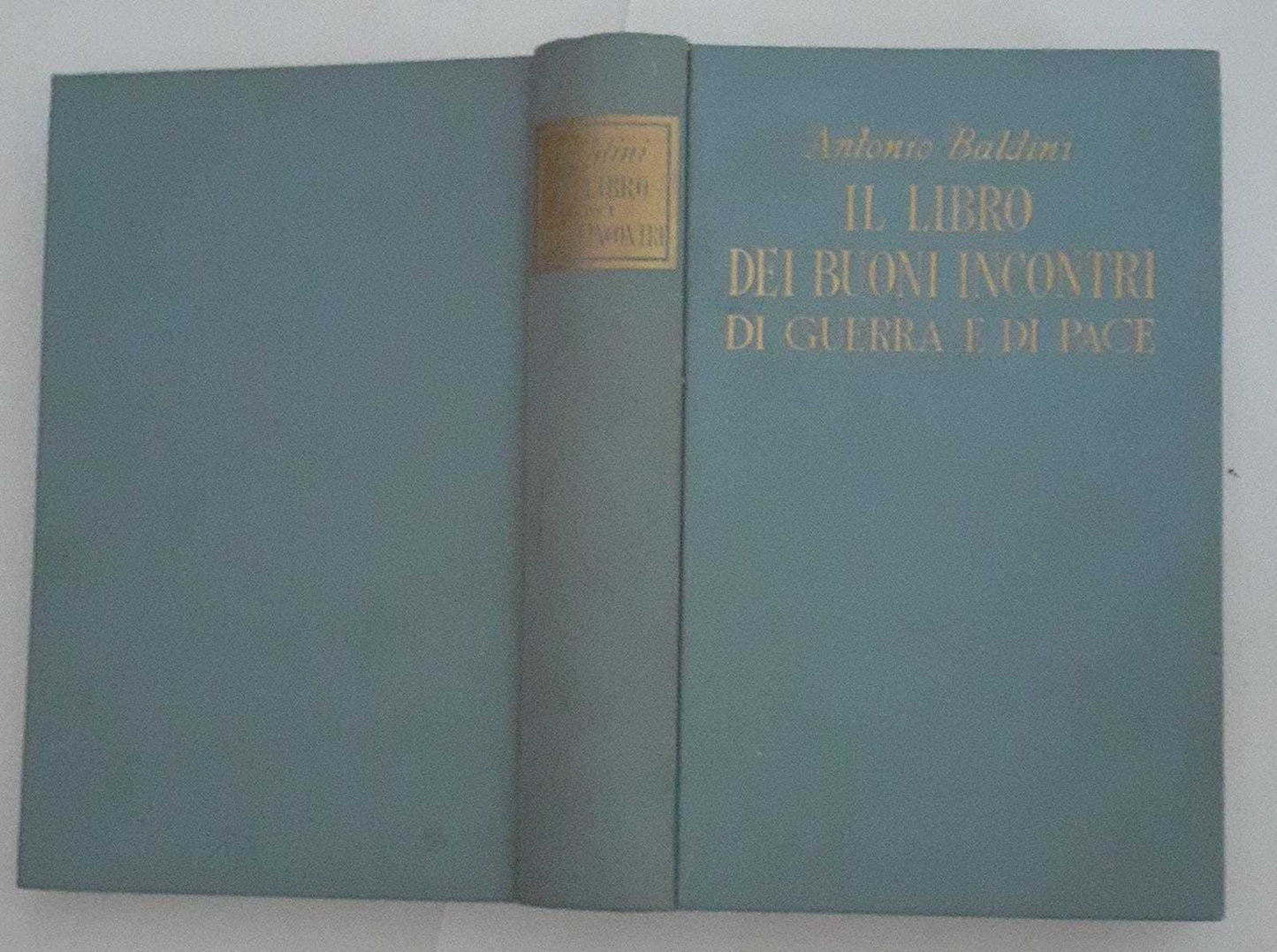 Il libro dei buoni incontri di guerra e di pace - copertina