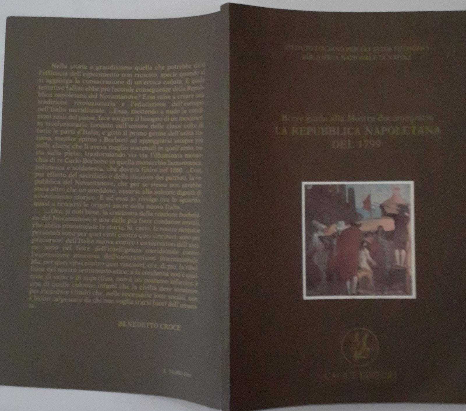 Breve guida alla Mostra documentaria. La Repubblica Napoletana del 1799 - copertina