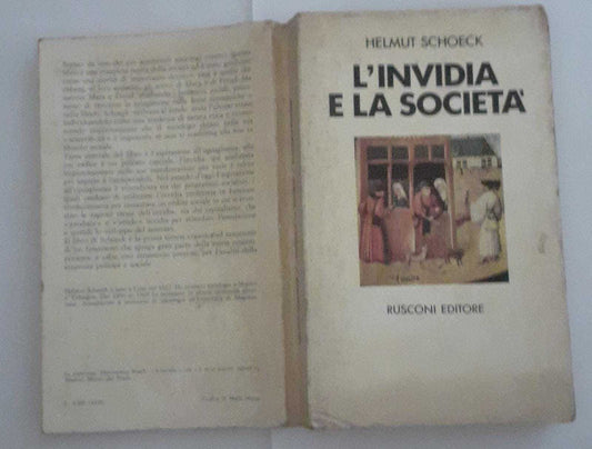 L'invidia e la societa' - copertina