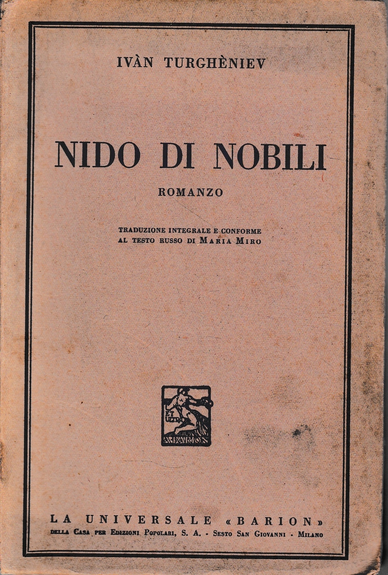 Nido di Nobili - copertina