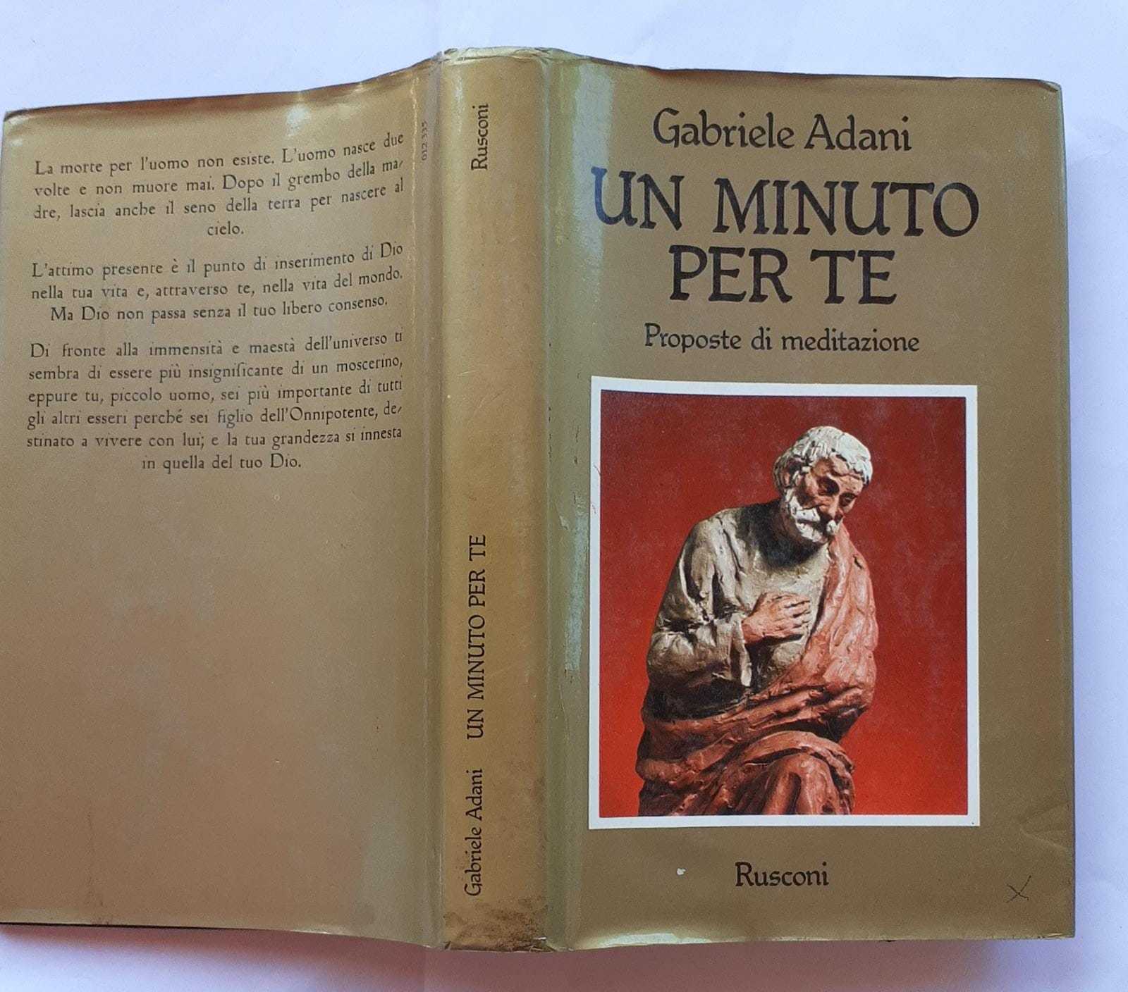 Un minuto per te. Proposte di meditazione - copertina