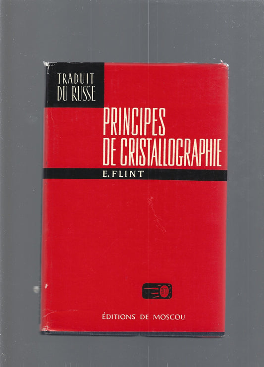 PRINCIPES DE CRISTALLOGRAPHIE - copertina