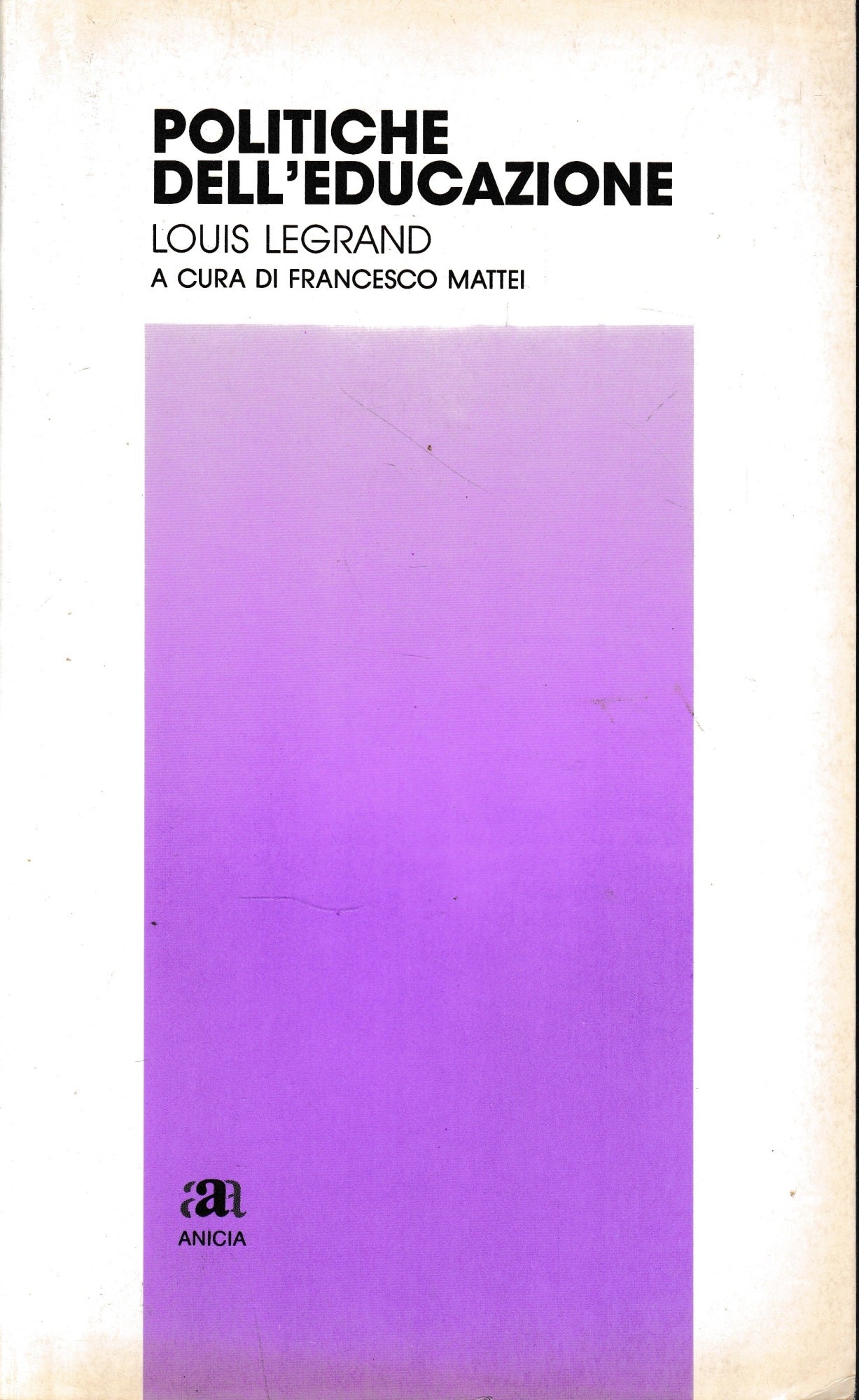 Politiche dell'educazione - copertina