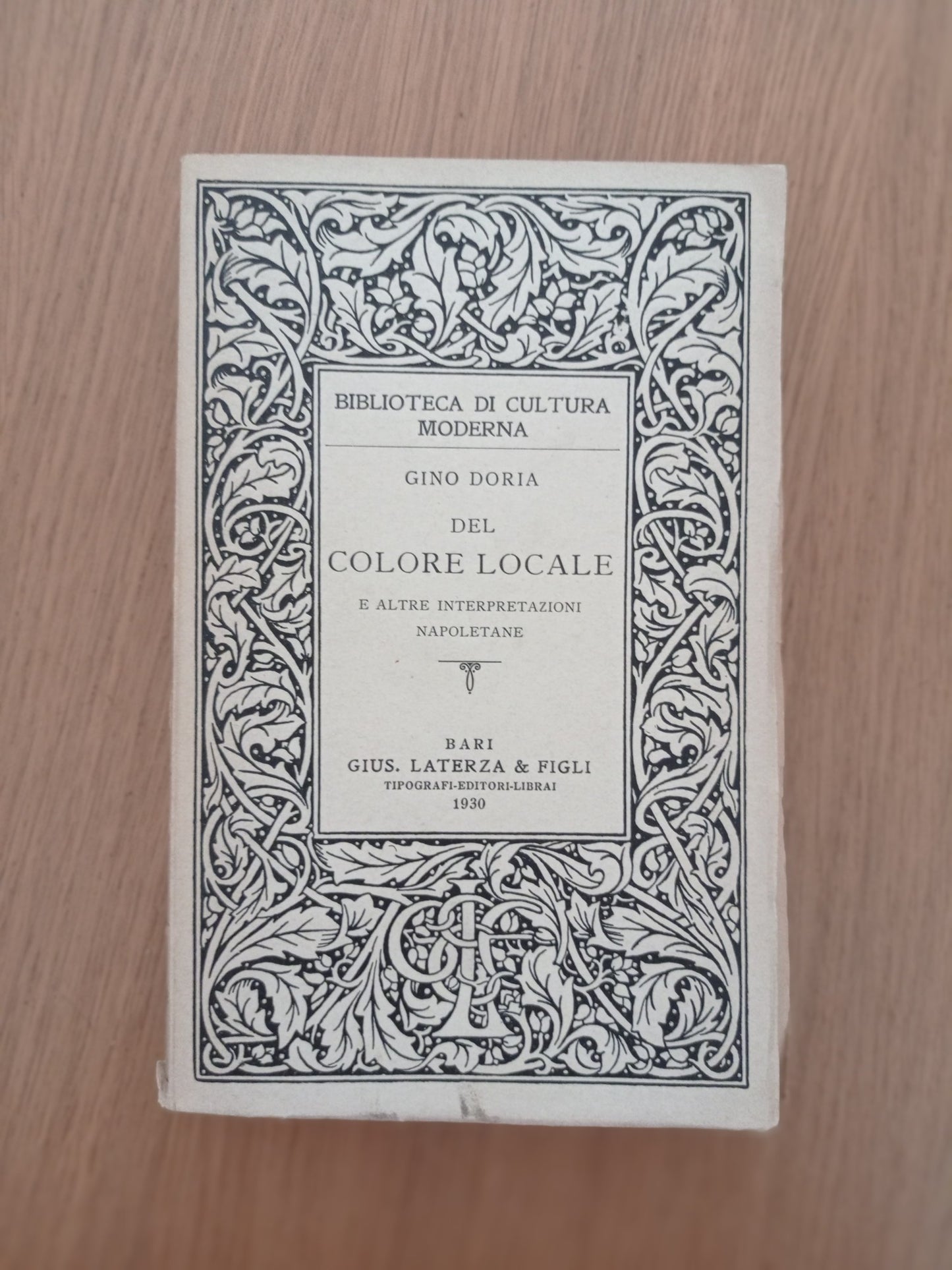 Del colore locale e altre interpretazioni napoletane - copertina