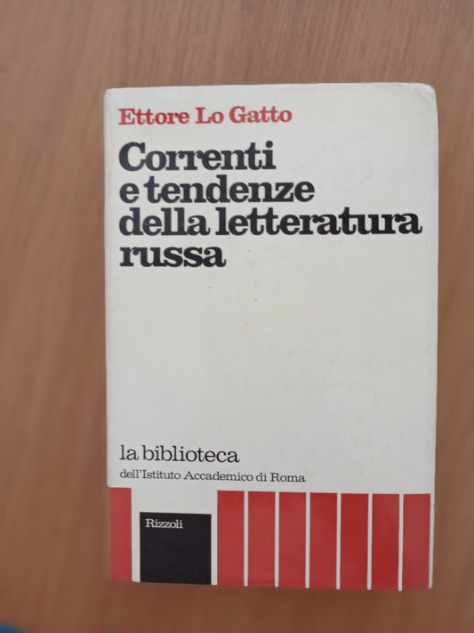 Correnti e tendenze della letteratura russa - copertina