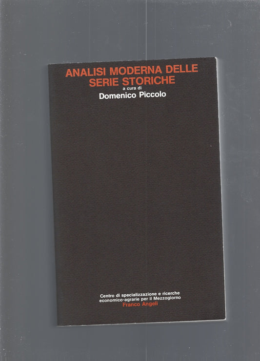ANALISI MODERNA DELLE SERIE STORICHE - copertina