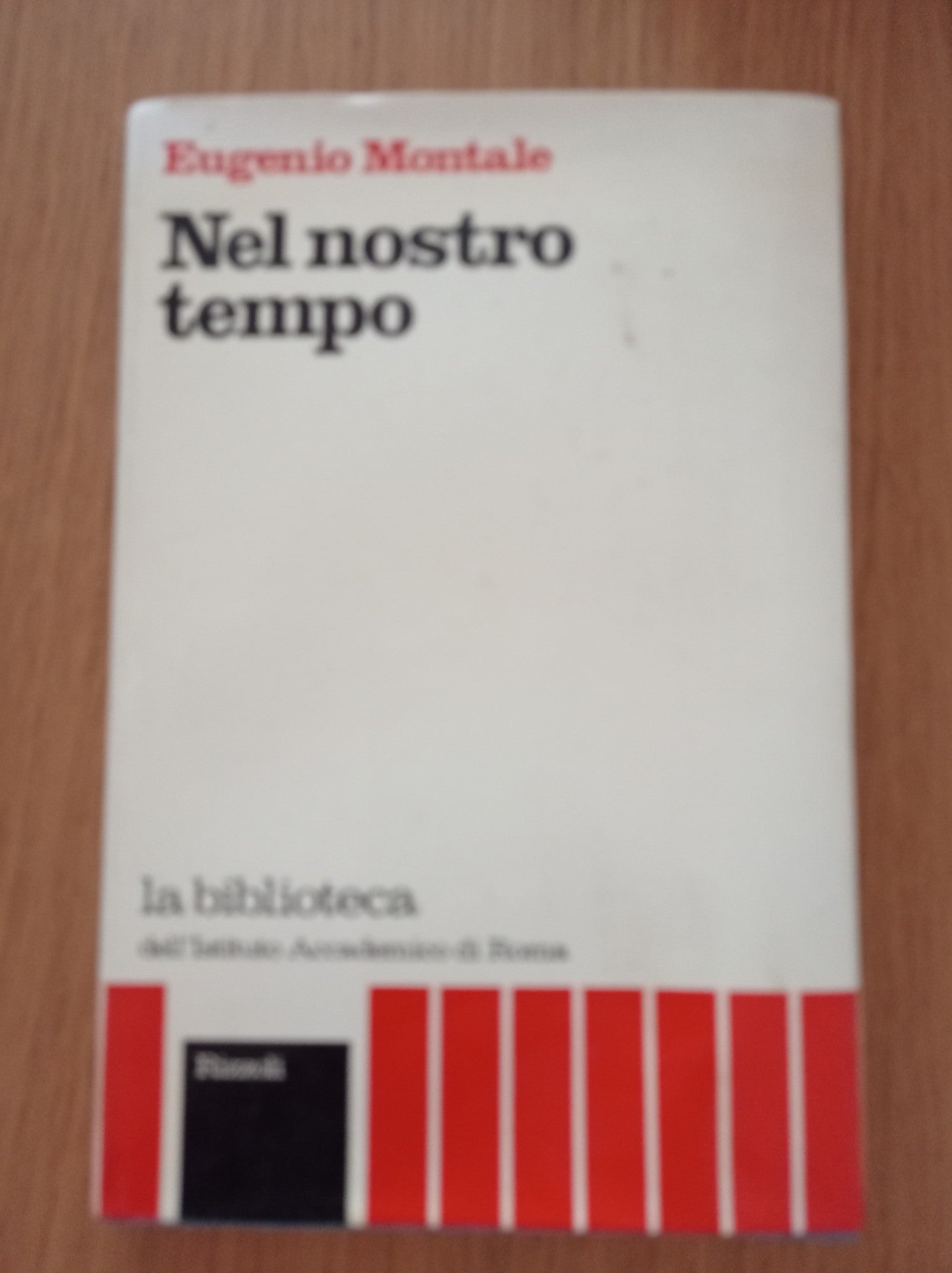 Nel nostro tempo - copertina