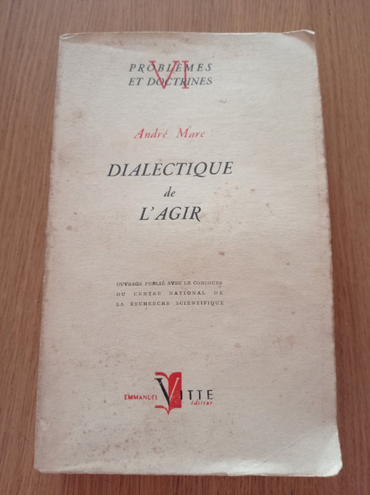 Dialectique de l'agir - copertina