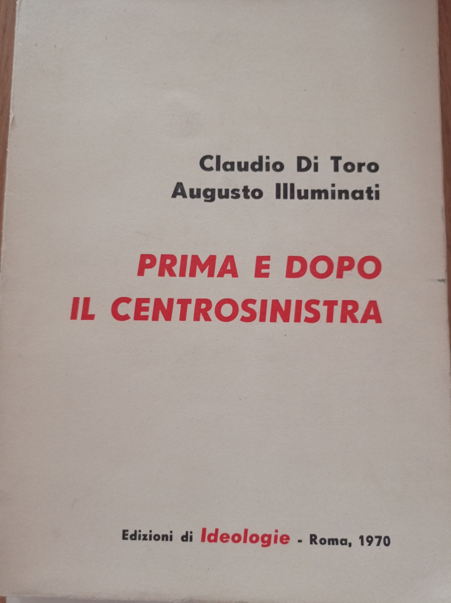 Prima e dopo il centrosinistra - copertina