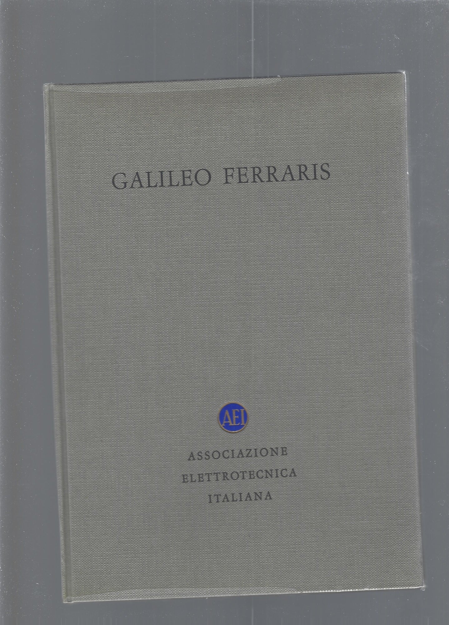 GALILEO FERRARIS - copertina