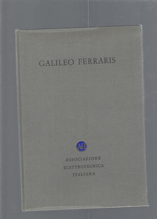GALILEO FERRARIS - copertina