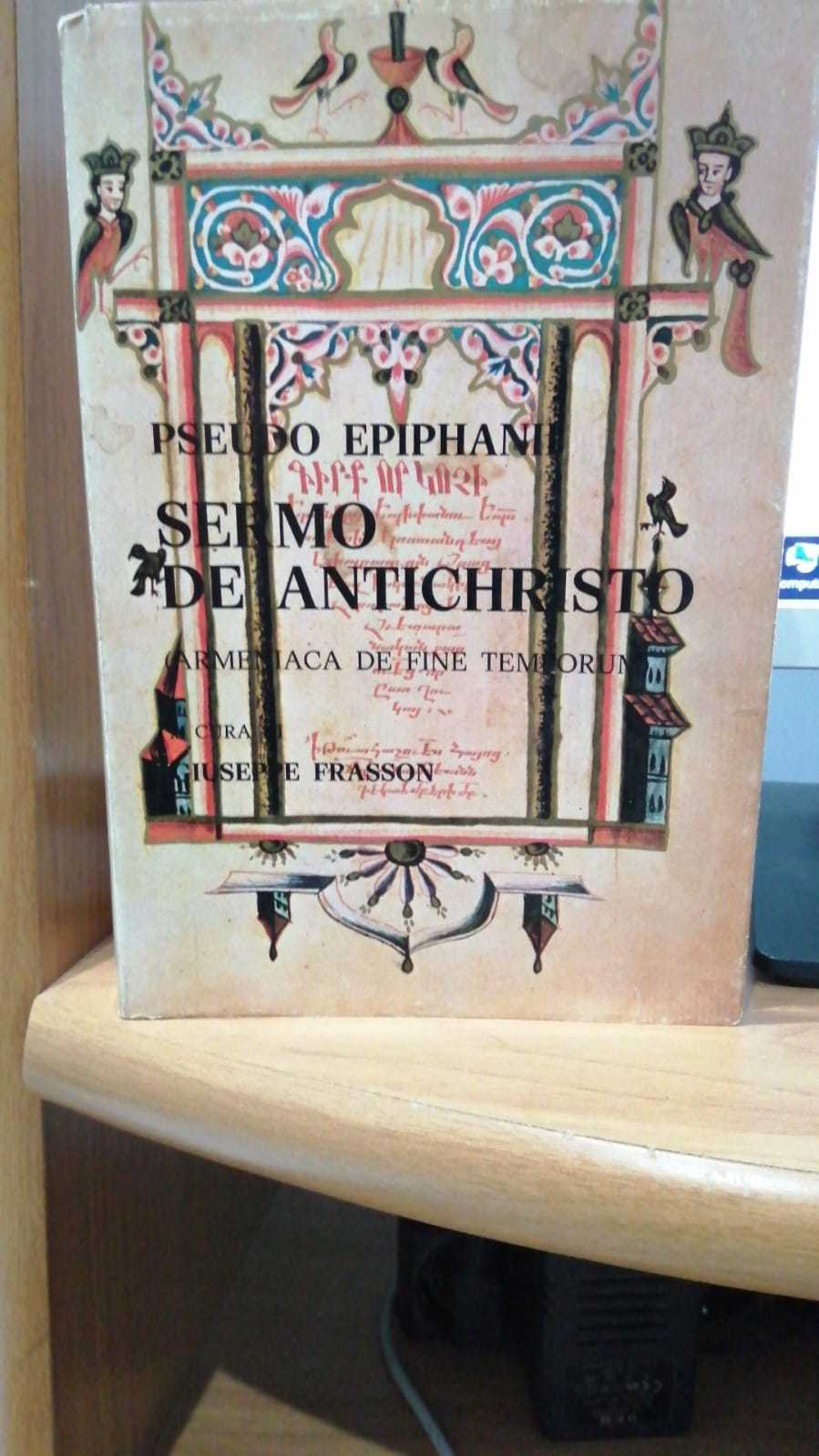 Pseudo Epiphanii Sermo de Antichristo (Armeniaca de fine temporum) ; introduzione, testo critico, versione latina e note di Giuseppe Frasso - copertina