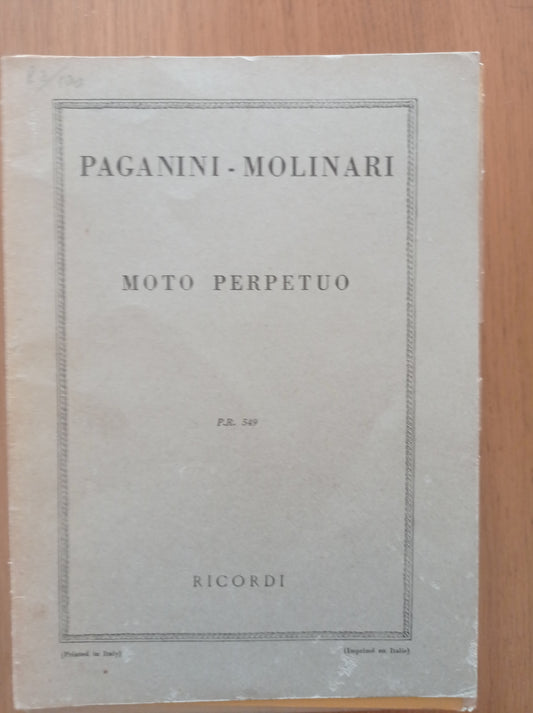 Moto Perpetuo - copertina