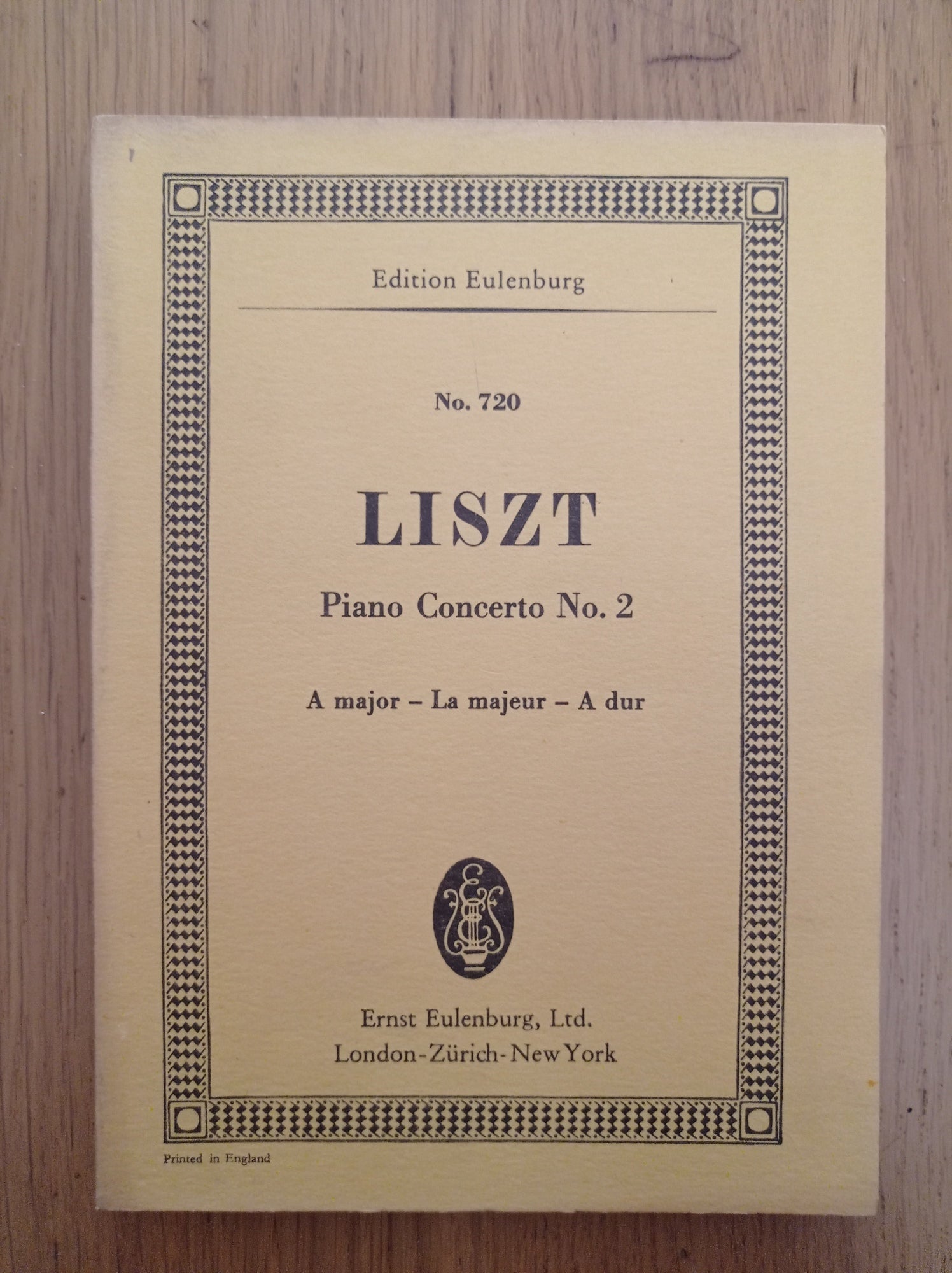 Liszt Piano Concerto No. 2 - copertina