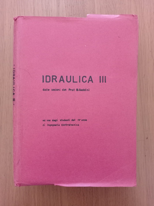 IDRAULICA III - copertina