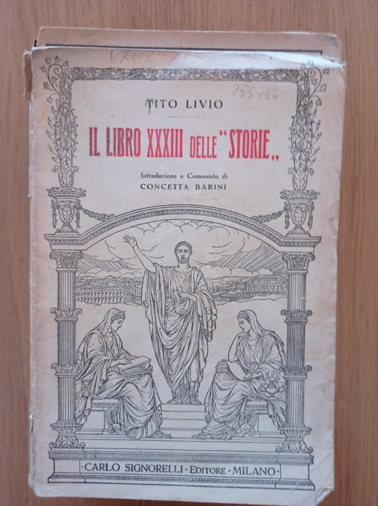 Il Libro XXXIII delle "STORIE" - copertina