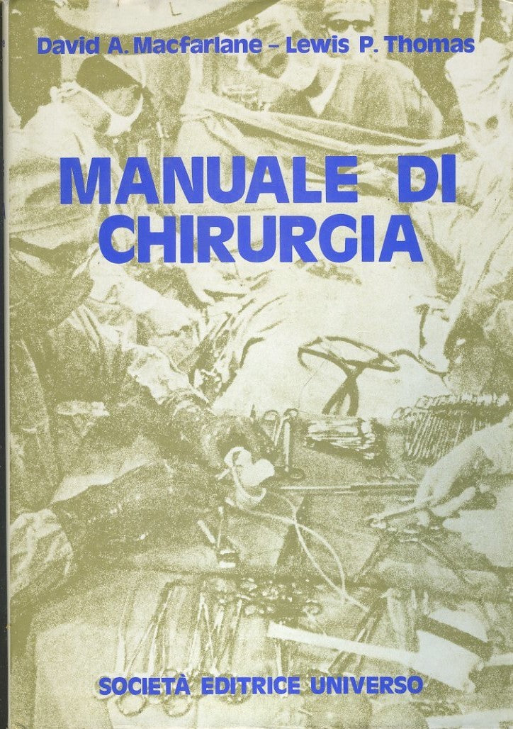 Manuale di chirurgia - copertina