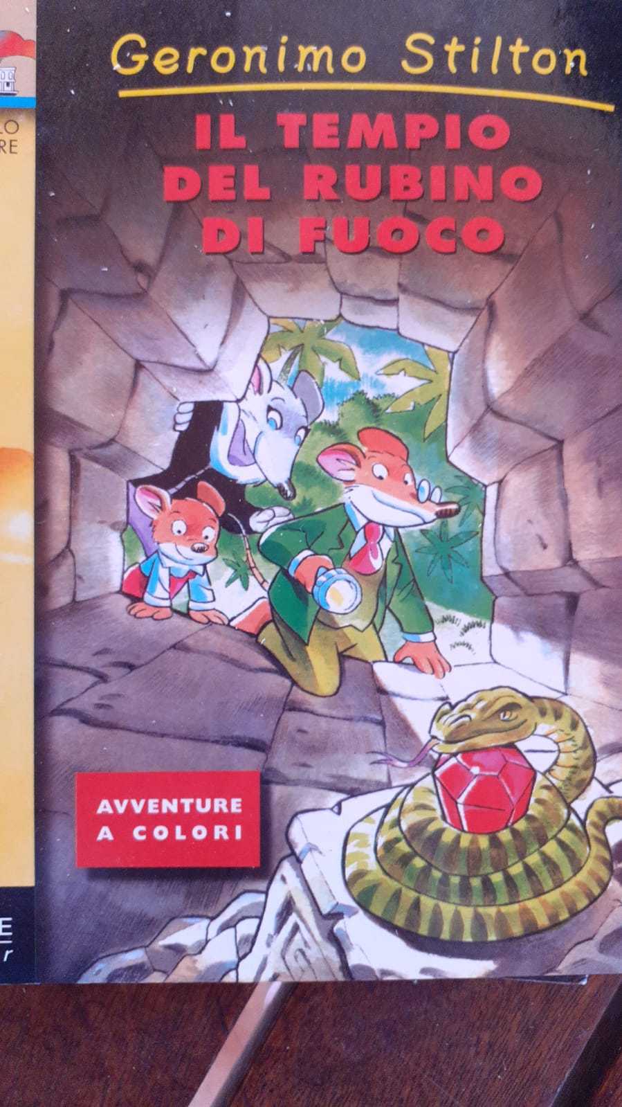 Il tempio del rubino di fuoco - copertina