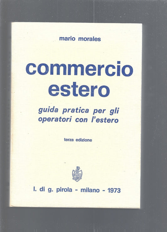 COMMERCIO ESTERO - copertina